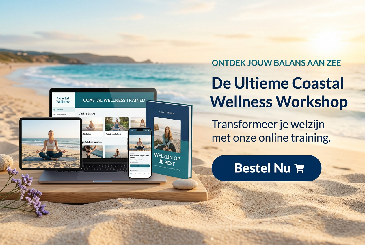 Werken op het strand